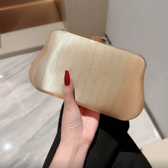 Elegant Gold Clutch Bag